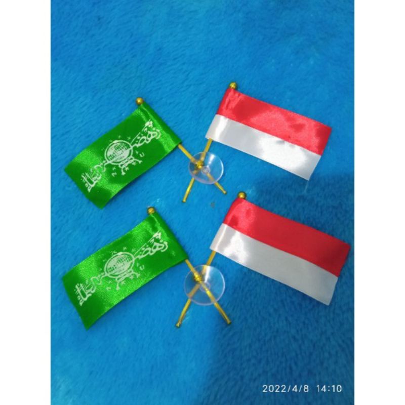 TEMPELAN MOBIL BENDERA INDONESIA NU