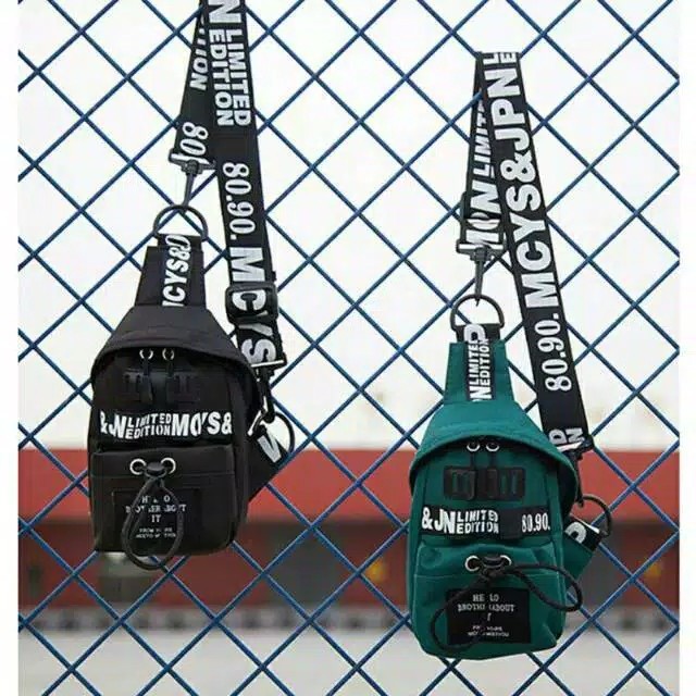 tas selempang pria dan wanita model mini distro foto real ready stok