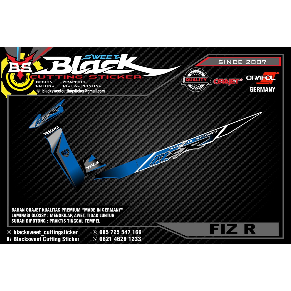 STRIPING VARIASI FIZR GRAFIS MALAYSIA