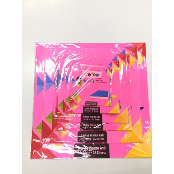 

Origami Forte (Double face) / kertas lipat forte