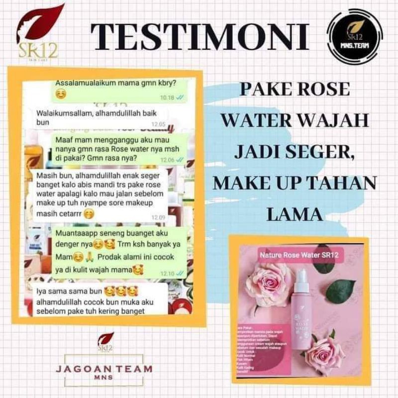 SETTING SPRAY MAKE UP NATURE ROSE WATER SR12  FACIAL SPRAY MAKE UP UNTUK TAHAN LAMA MENCEGAH EYESHADOW FALLOUT MENUTRISI KULIT WAJAH MENJADI LEMBAB