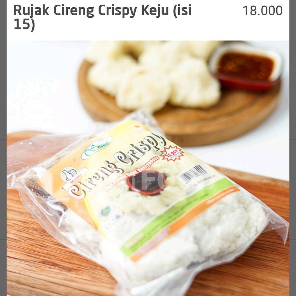 

cirengcrispi keju mentah