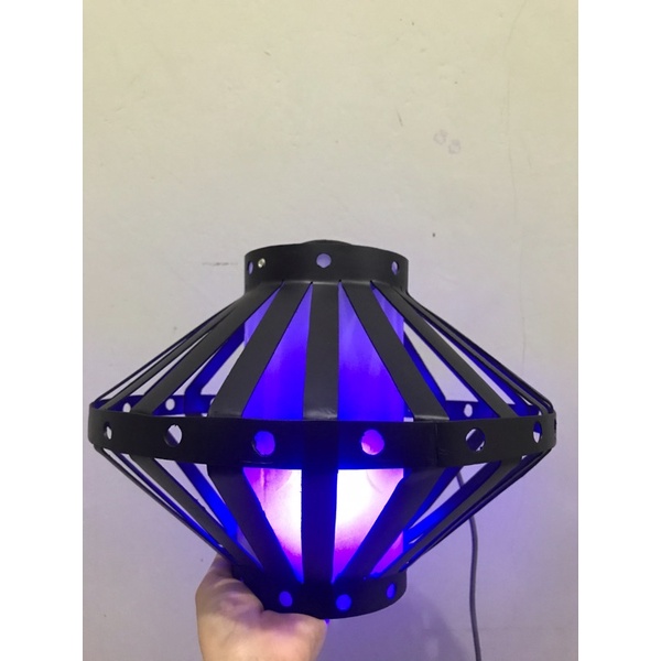 lampu hias ukir pipa paralon