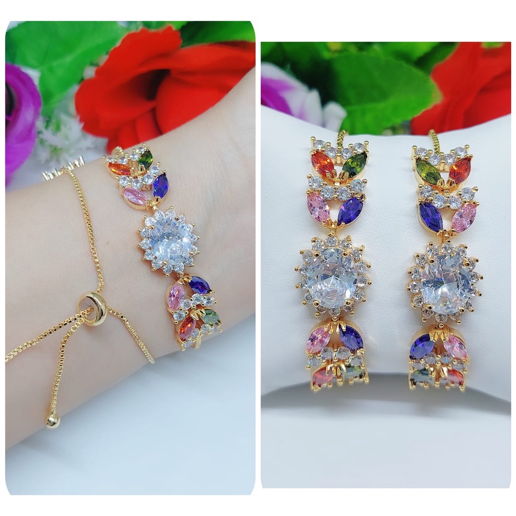 Gelang Xuping Mata Warna Warni 5068