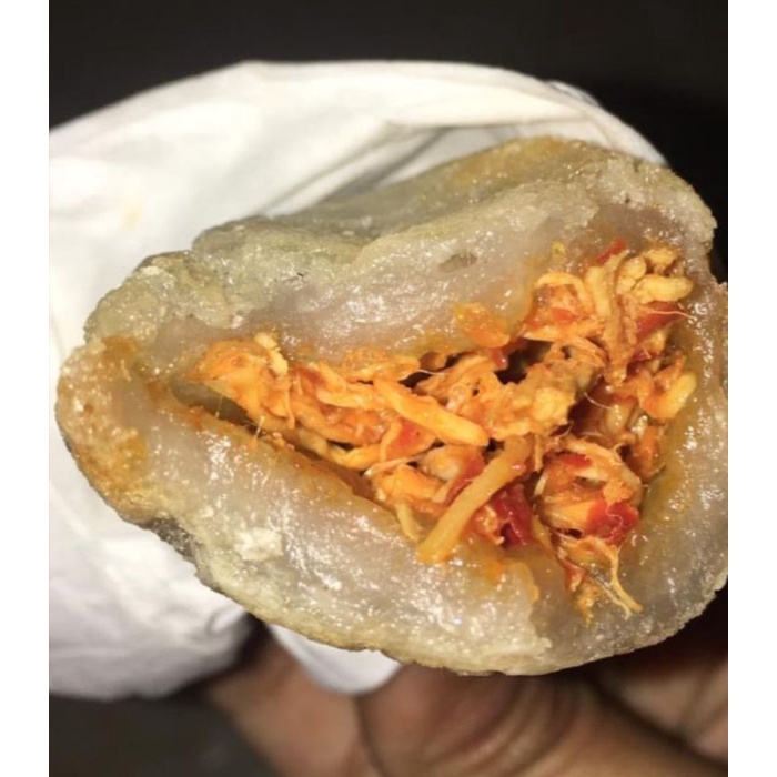 

cireng isi ayam suwir pedas isi 5uk besar