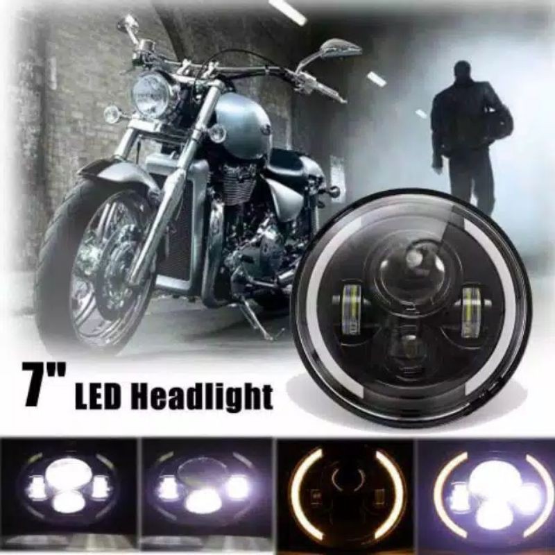 Lampu Daymaker LED RX KING CB 100 HARLEY Megapro Tiger Vixion new JEEP Motor Mobil