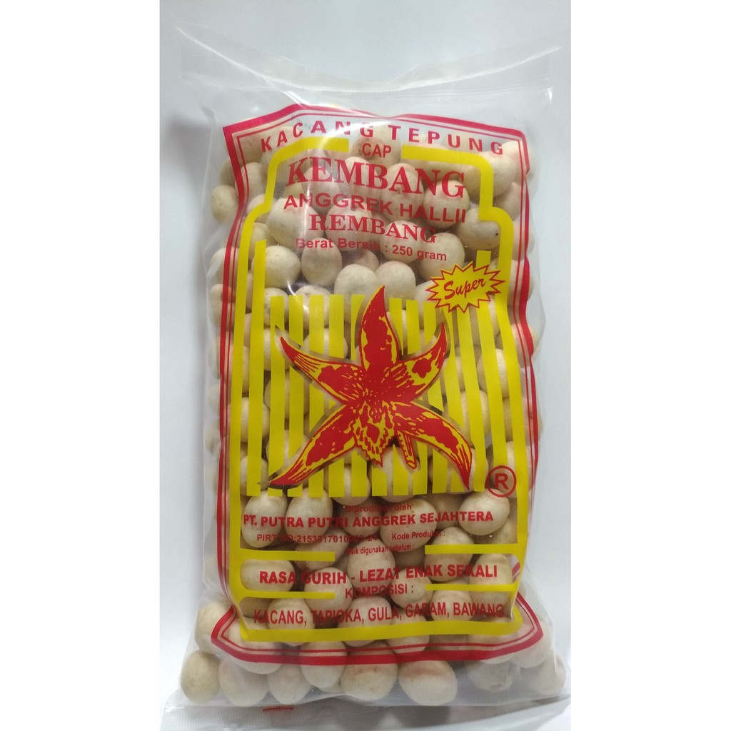 

KACANG ATOM ANGGREK REMBANG 250G[barang selalu baru]