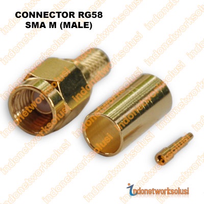 ONEKTOR CONNECTOR RG58 SMA M (MALE)