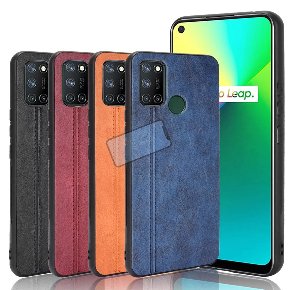Realme 7i Soft Case Luxury Premium Leather anti-shock Case Realme C17