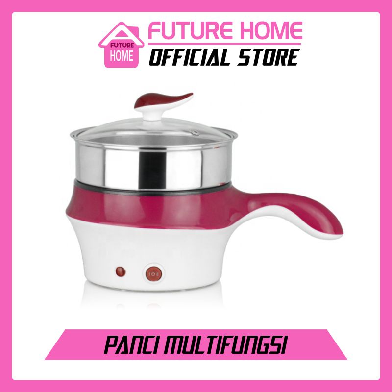 Panci Listrik stainless steel Frypan Elektrik panci listrik Multifungsi Fry Pan serbaguna panci anti lengket