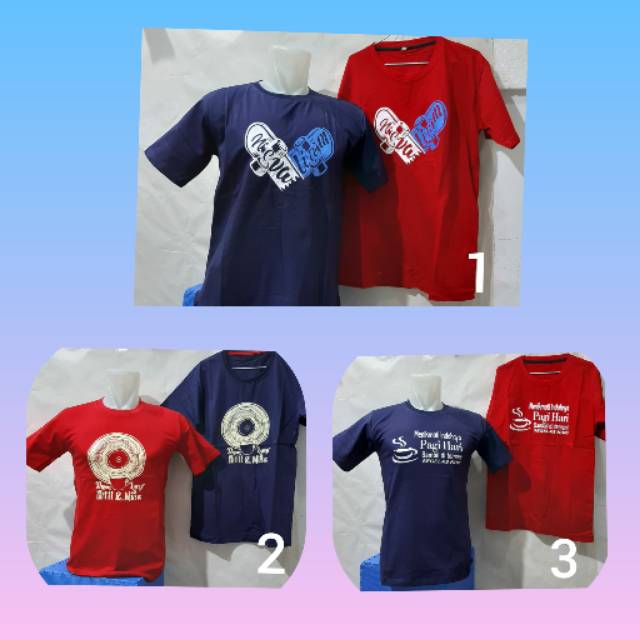  Kaos  oblong cowok sablon  bisa nyala  di tmpt gelap 