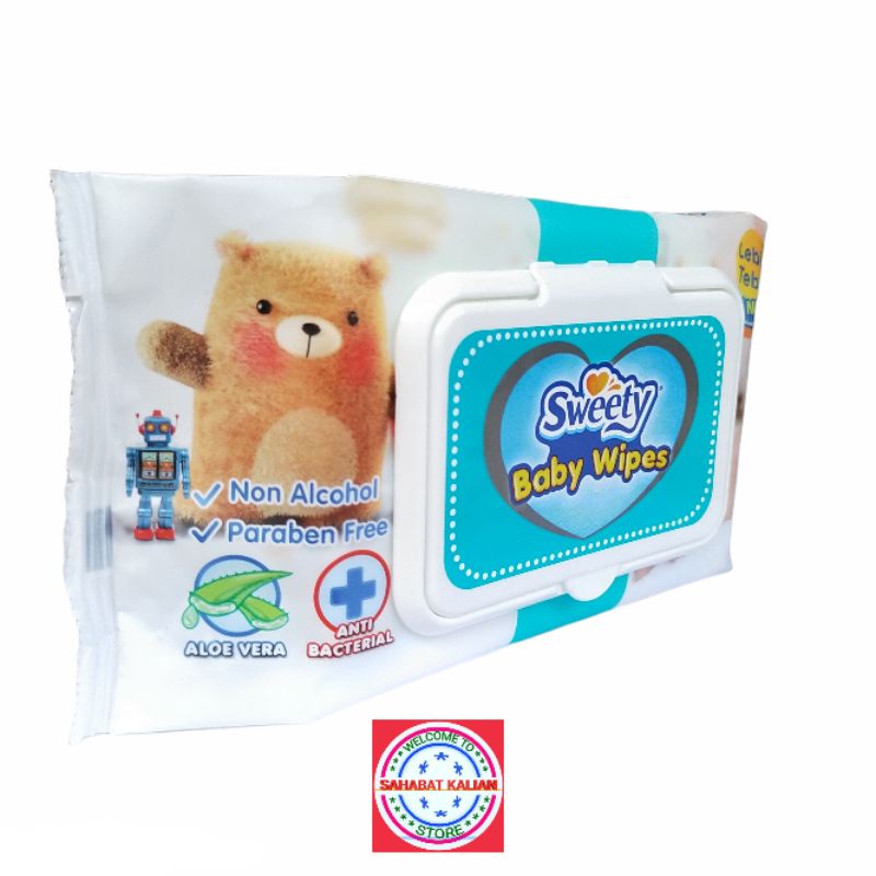 SWEETY BABY WIPES TISSUE 72 SHEETS