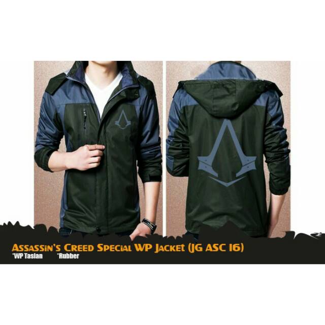 Jaket Parasut Anime Game Assassin's Creed Hoodie (JG ASC 16)