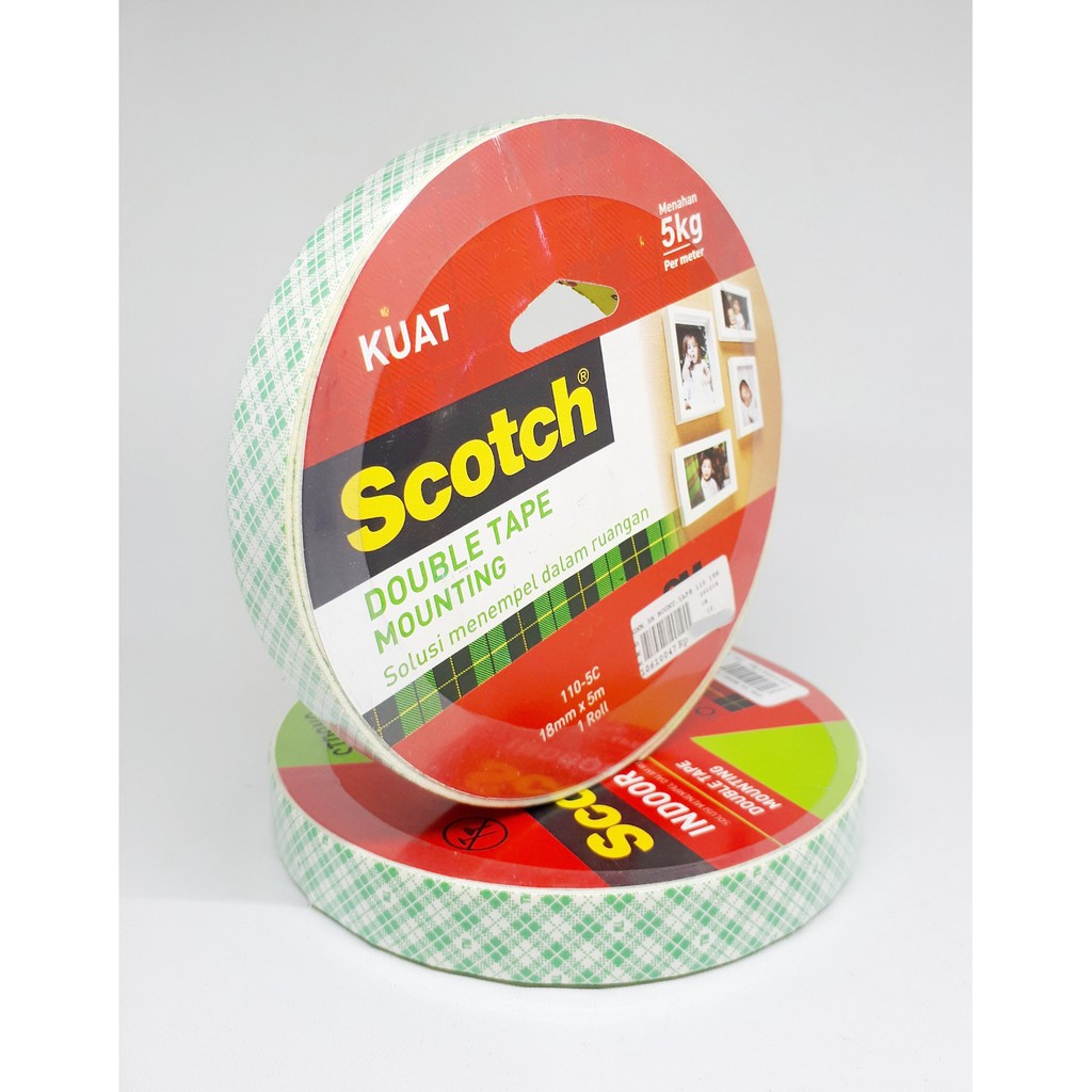 3M Double Tape Mounting Scotch 18 mm x 5 m