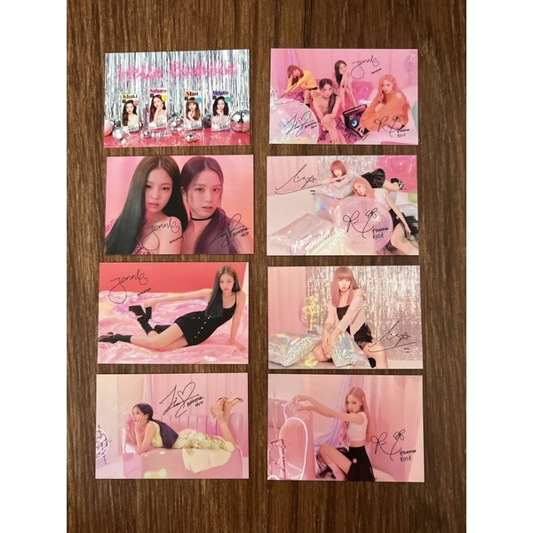 BLACKPINK x HELLO BUBBLE MISE EN SCENE PHOTOCARD