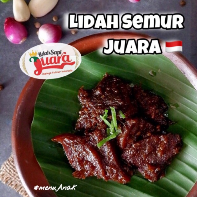 

Semur Lidah Sapi size Sedang 300 gram (menu anak)