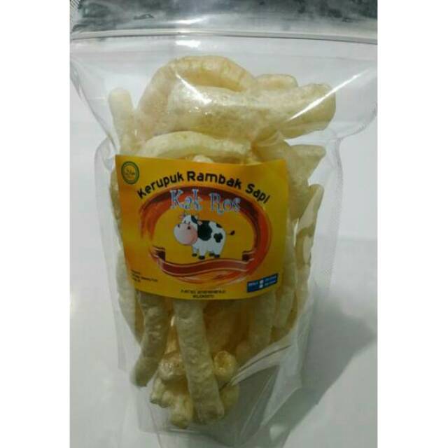 

Kerupuk Rambak Sapi Model Stick Mie Berat 65 gram