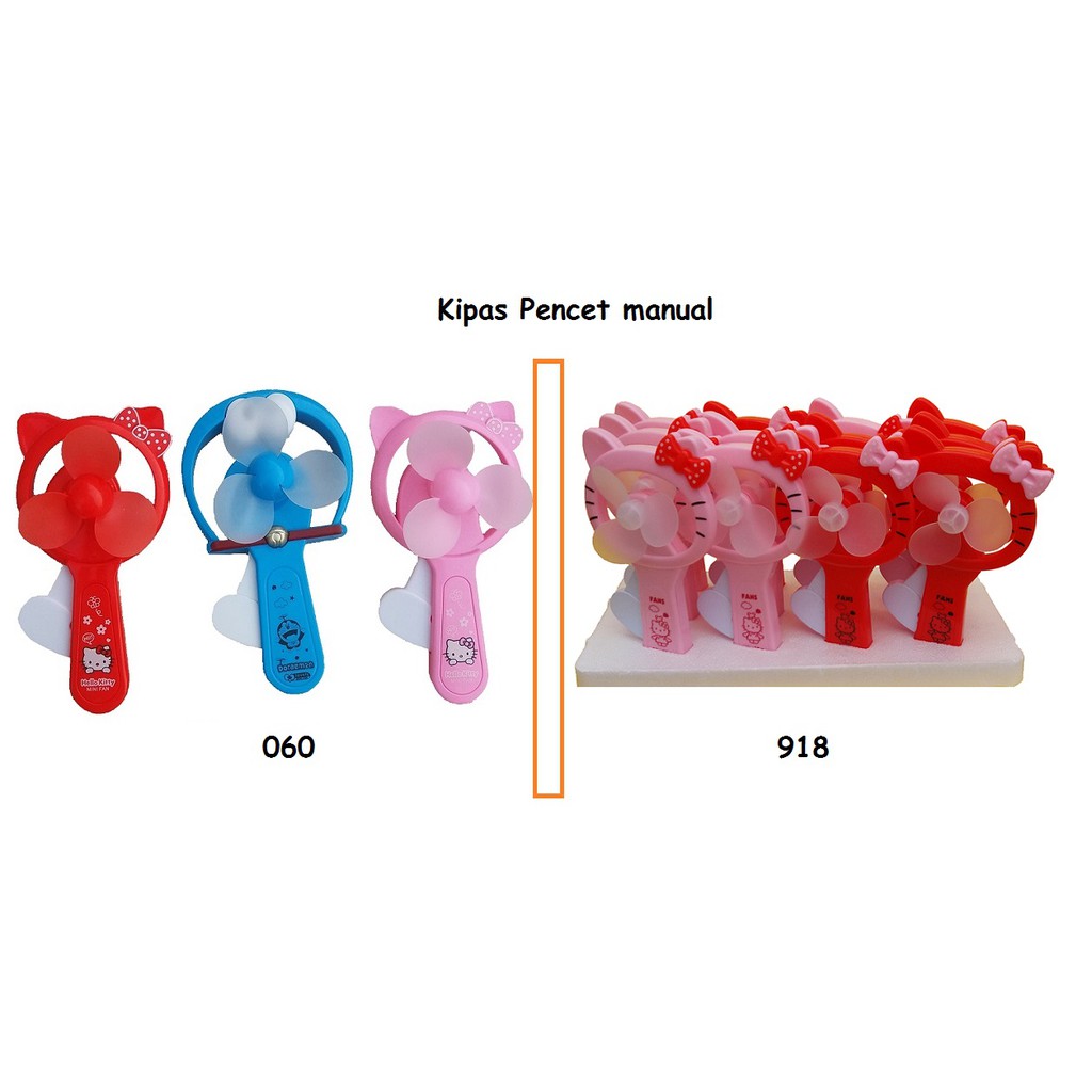 Kipas Pencet / Kipas Manual / Kipas Tangan