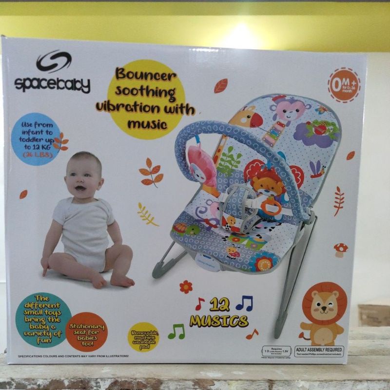 Bouncer Spacebaby Recline Boncer Kursi Bayi Murah