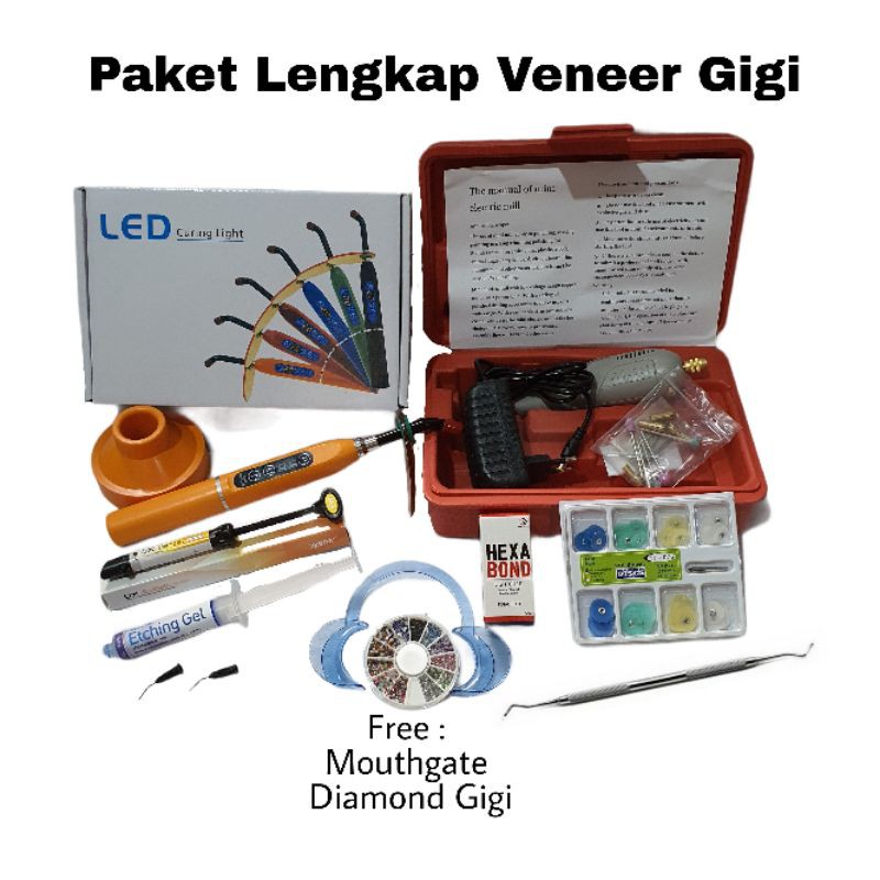 Paket Lengkap Veneer Gigi / Paket Siap Usaha Pemasangan Veneer Gigi