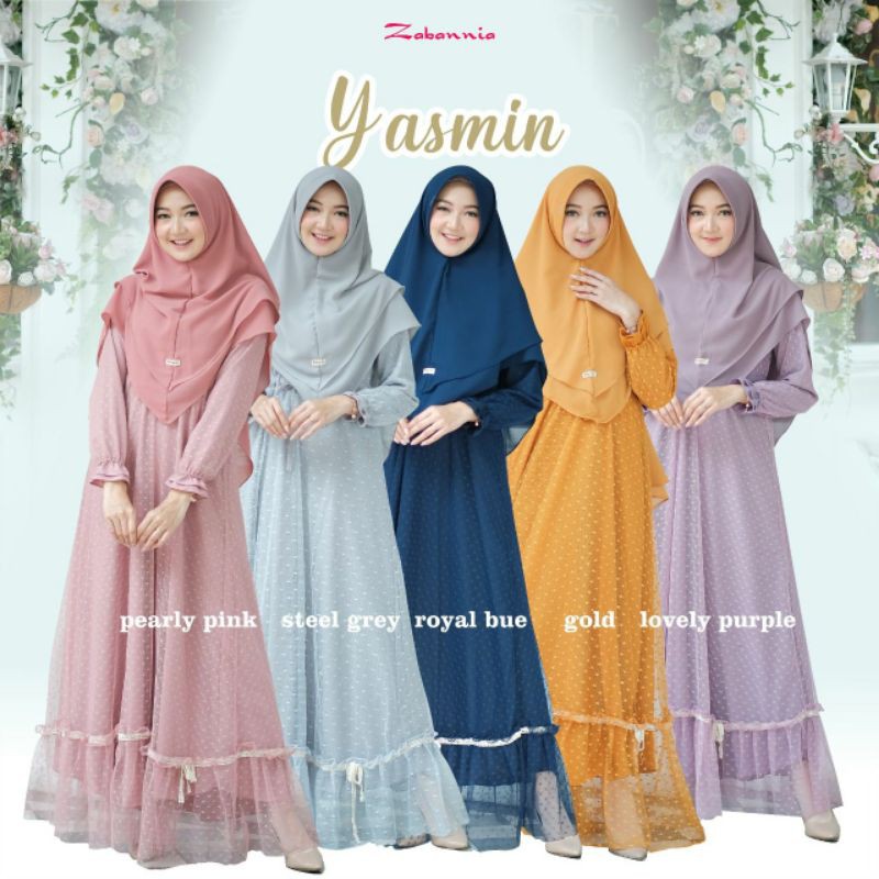 PO 1,5 bulan gamis Yasmin by zabannia