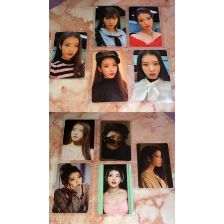 IU Celebrity Official Photocard Sharing