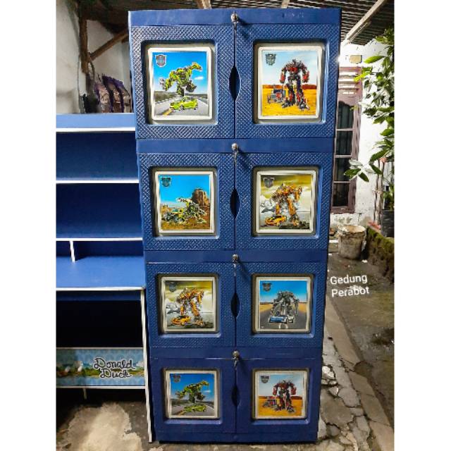 Lemari plastik 4 tingkat BESTAR.