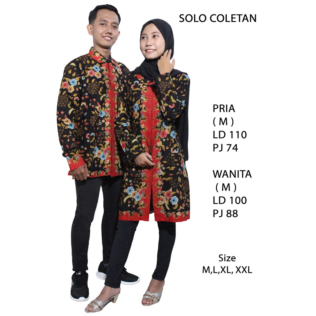 BATIK COUPLE || SOLO COLETAN || TUNIK BATIK