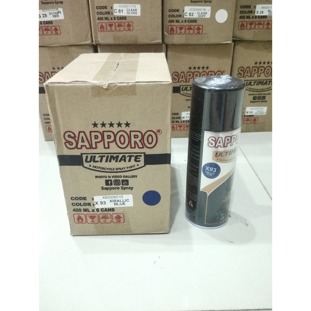 Cat Semprot Sapporo Ultimate X93 Xirallic Blue