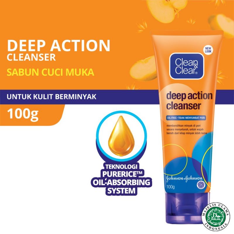 Clean&amp;Clear Deep action Cleanser Pembersih wajah