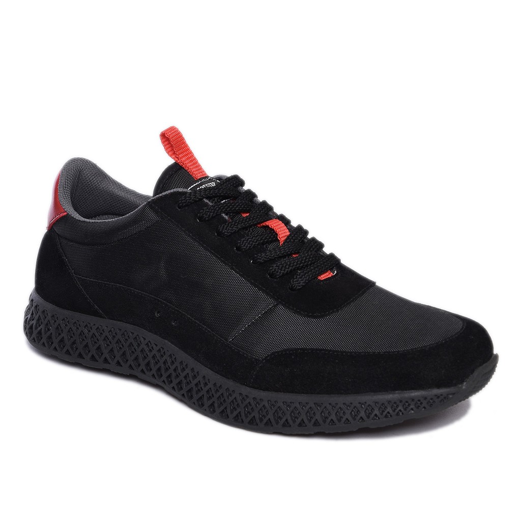 Zero Black Sepatu  Sneakers Pria Casual kets  Sporty 