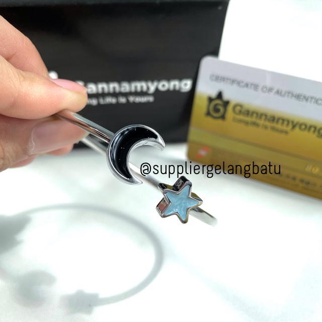 gelang kesehatan GERMANIUM GANNAMYONG ADJUSTABLE GOLD SILVER PINK COD