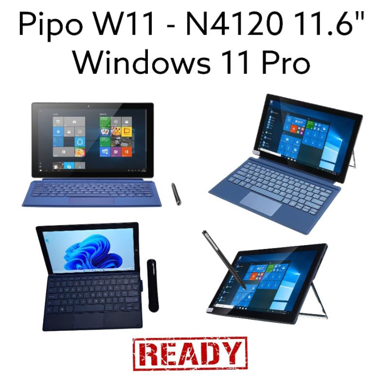 Tablet PC 2in1 Pipo W11 11.6" 8/128GB N4120 Windows 11 Pro +Keyboard+Stylus Pen