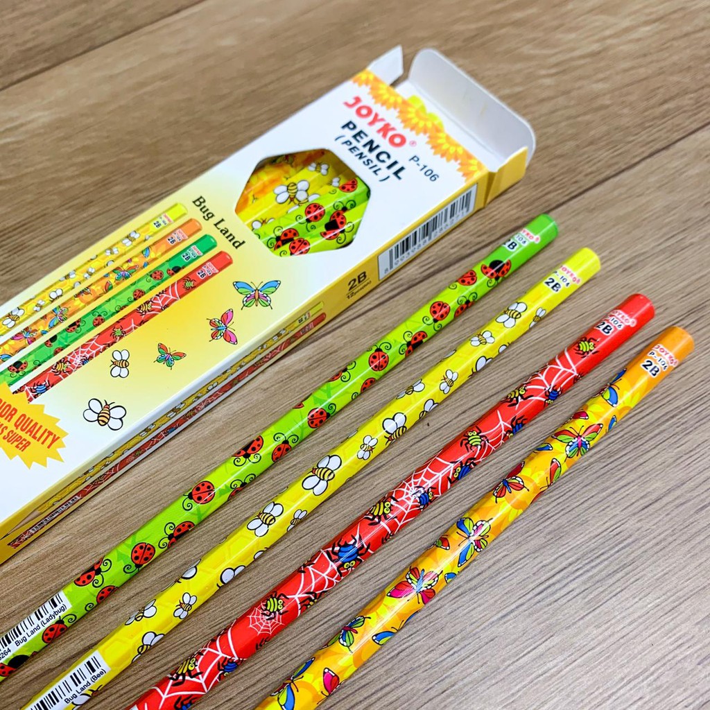

PENSIL JOYKO 2B ALAT TULIS ANAK PERLENGKAPAN SEKOLAH ANAK LUCU IMPORT PENCIL 2B IMPORT GROSIR