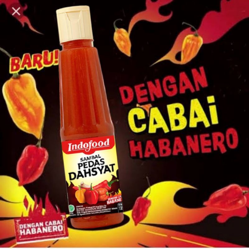 

Indofood Sambal Habanero 275 mL