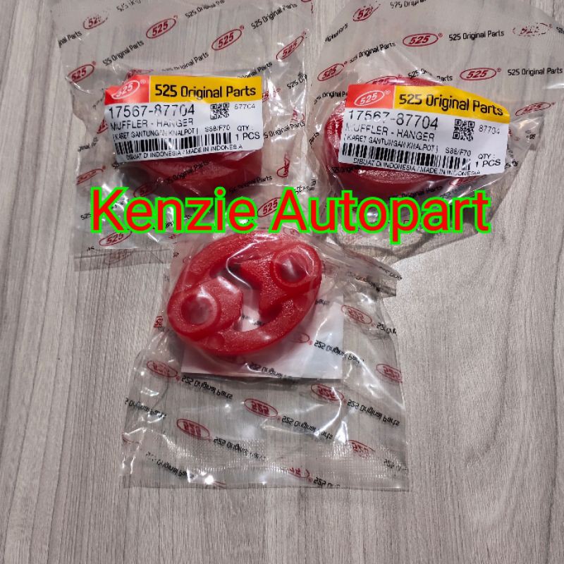 KARET GANTUNGAN KNALPOT ZEBRA TAFT GT F70 UNIVERSAL SILICON 525