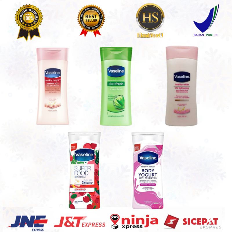 VASELINE BODY LOTION ALL VARIAN 20ML  || Termurah