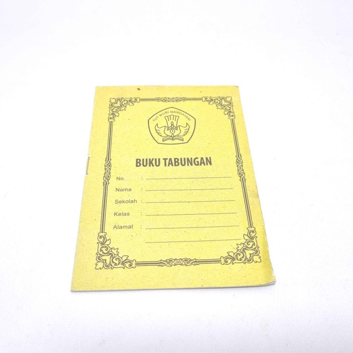 

Buku Tabungan Sekolah - Buku Tabungan Anak Pelajar Warna Random
