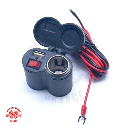 CASAN / CHARGER HANDPHONE / HP + SLOT LIGHTER