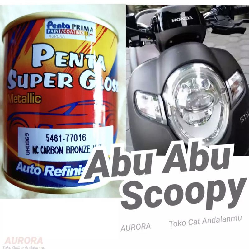 Cat Penta Super Gloss NC Carbon Bronze 200ml Karbon Bron Brons Abu Scoopy Dop Doff