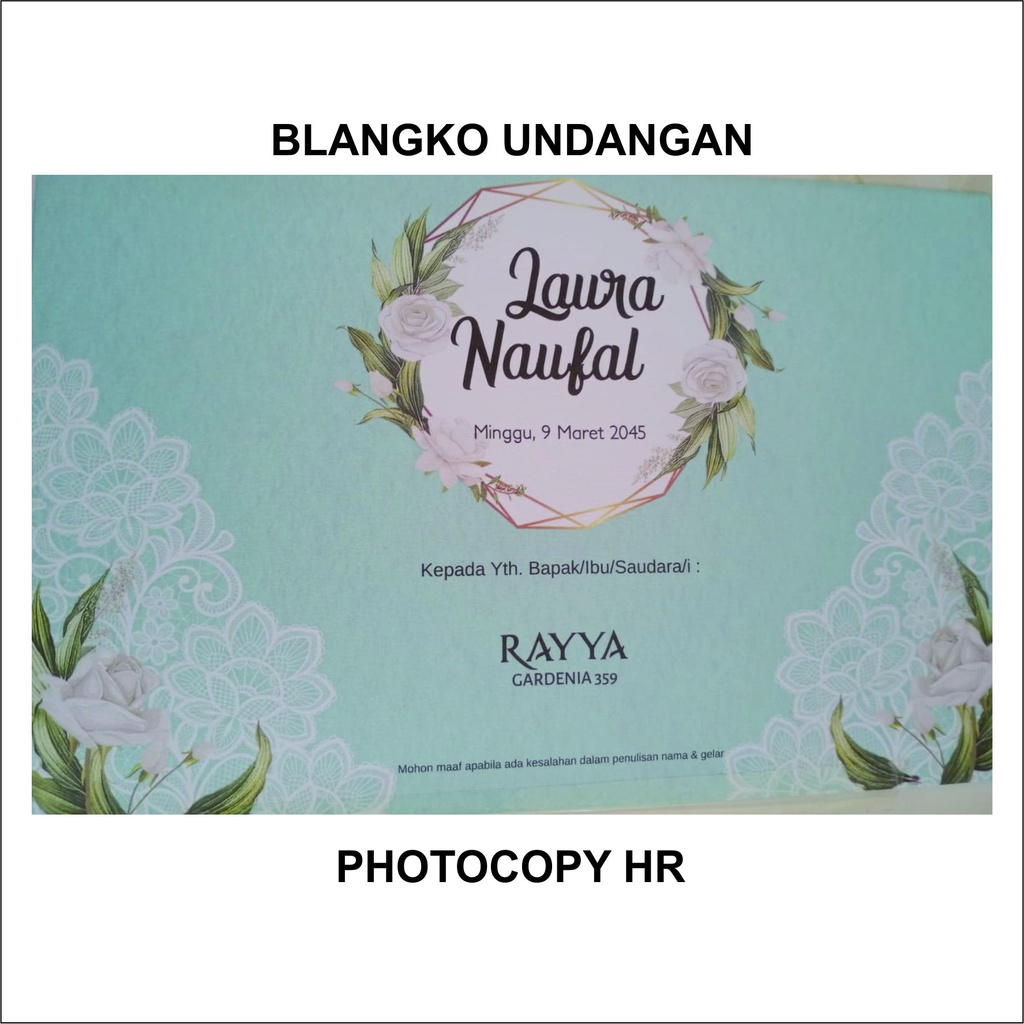 UNDANGAN BLANGKO PERNIKAHAN RAYYA359