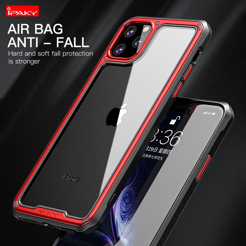 Case IPhone 11 / Pro / MAX 5 Colors Transparent Protective Anti-drop IPhone 11 Case