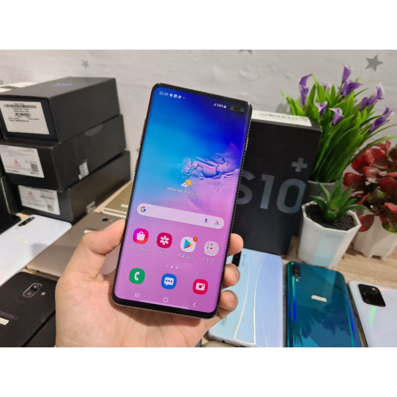samsung s10 plus ram 8/128gb dual sim sein no minus
