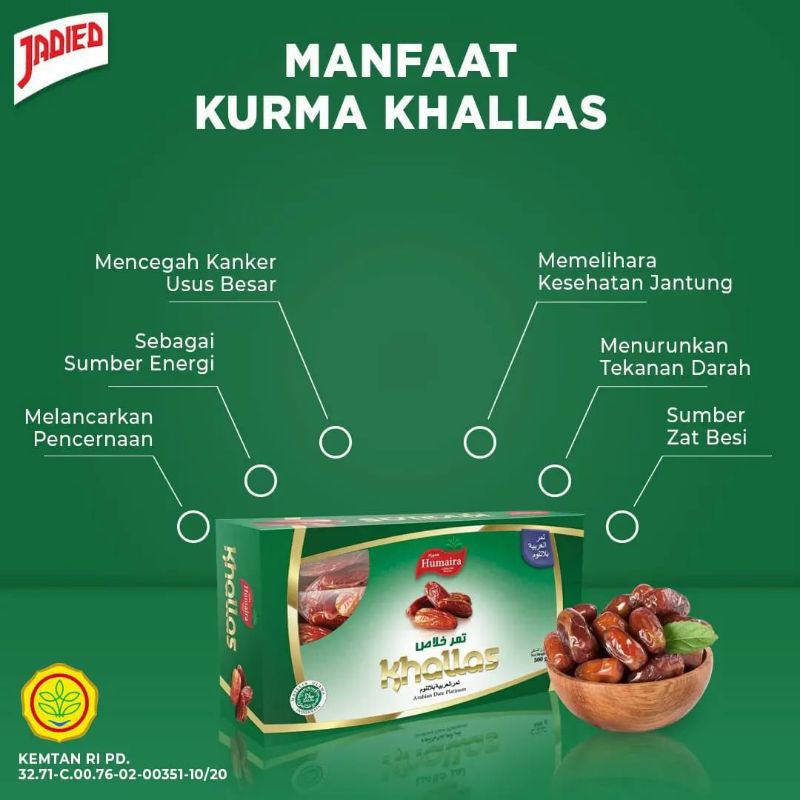 

PROMO KURMA TERMURAH HUMAIRA KHALAS