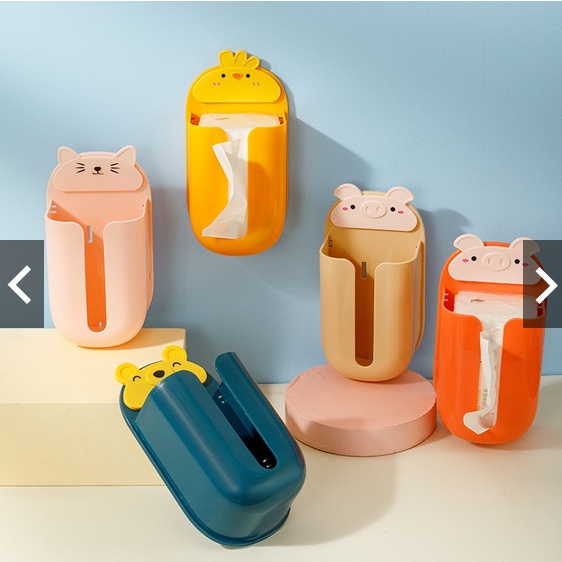 KOTAK TISU ANIMAL / TEMPAT TISSUE TEMPEL DINDING DAPUR TOILET / KOTAK TISSUE DAPUR / KOTAK TISU SERB