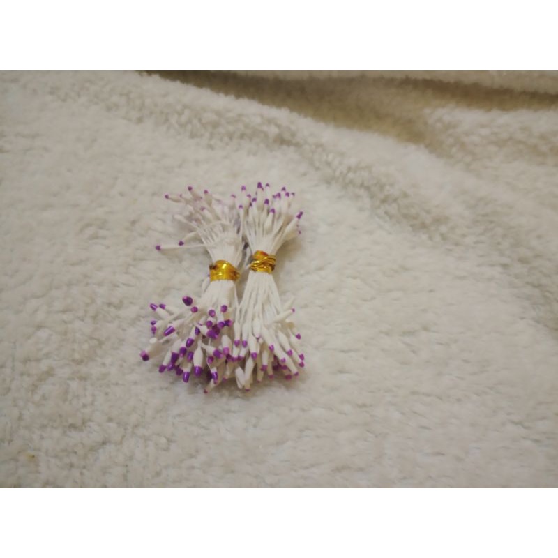 putik sari plastik / putik dua warna / putik artificial / putik benang sari / putik plastik / putik plastik artificial / putik double warna