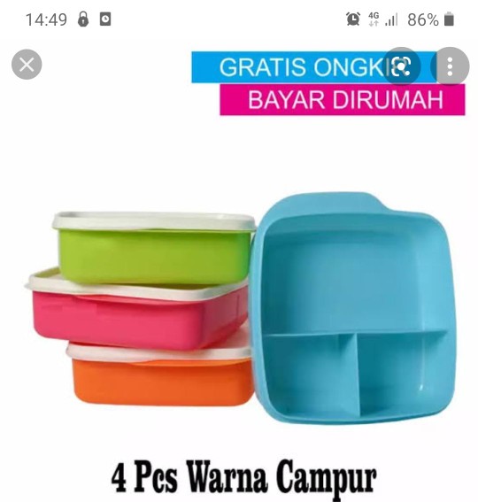 Lolly Tup 550ml ( Bekal Makanan ) Tupwr