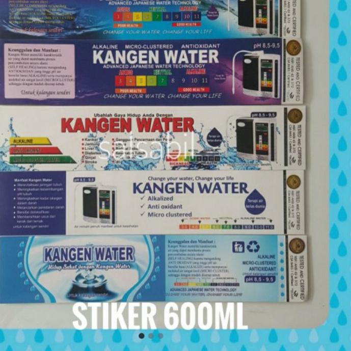 

Update - Stiker 600ml kangen water