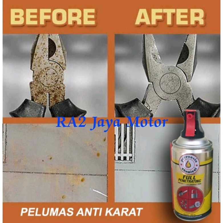 

Banikko76 Pelumas Anti Karat. Full Penetrating Wd Petroasia 300Ml