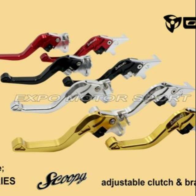 HANDLE SCOOPY FULL CNC/HANDEL SCOOPY LAMA/SPACY HANDLE SCOOPY CNC 1SET KIRI DAN KANAN